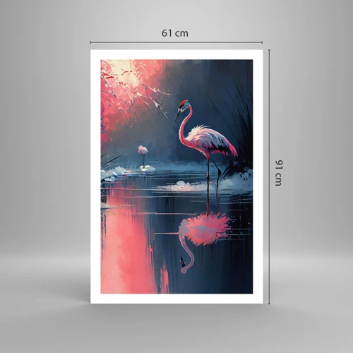 Poster - Rückzugsort für Vögel - 61x91 cm