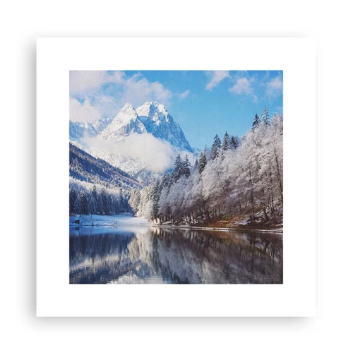 Poster - Schneefang - 30x30 cm