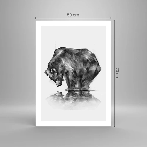 Poster - Schön, jemanden in der Nähe zu sehen - 50x70 cm