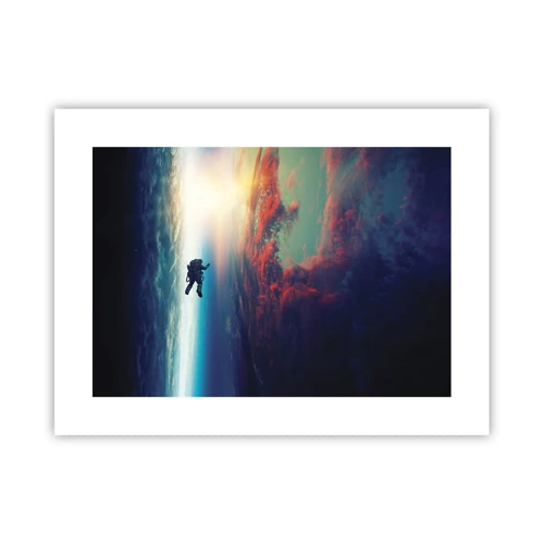 Poster - Sich dem Universum stellen - 40x30 cm