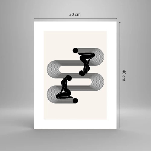 Poster - Sinnliche Symmetrie - 30x40 cm