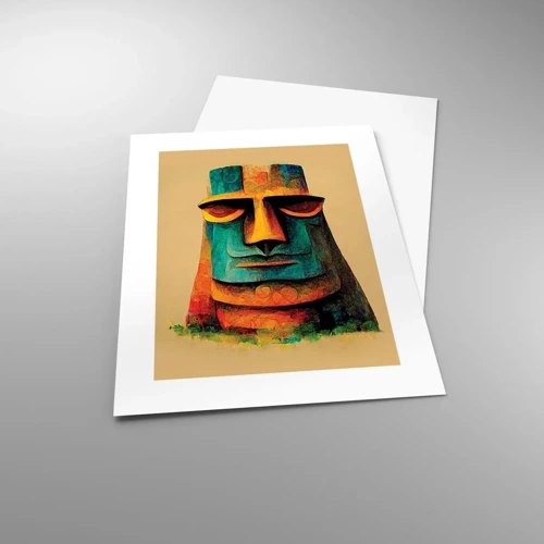 Poster - Statuenhaft und sympathisch - 30x40 cm