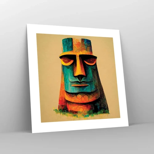 Poster - Statuenhaft und sympathisch - 40x40 cm