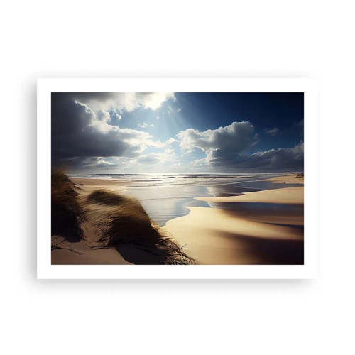 Poster - Strand, wilder Strand - 70x50 cm