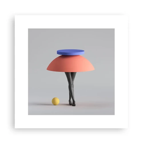 Poster - Surrealistische Komposition - 30x30 cm