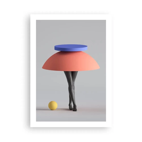 Poster - Surrealistische Komposition - 50x70 cm