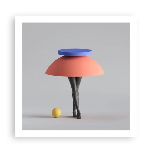 Poster - Surrealistische Komposition - 60x60 cm