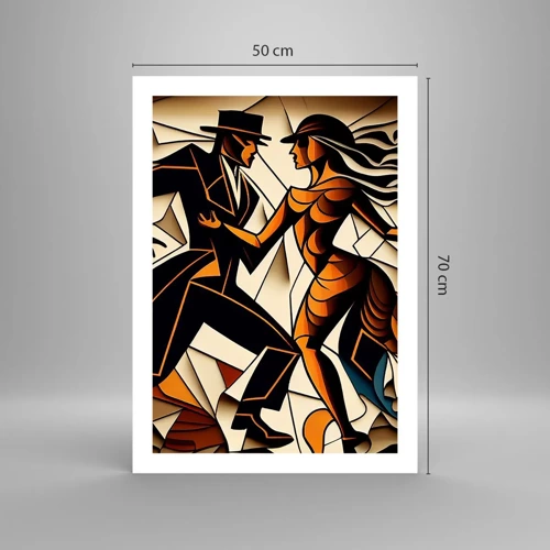 Poster - Tanz der Passion und Leidenschaft - 50x70 cm