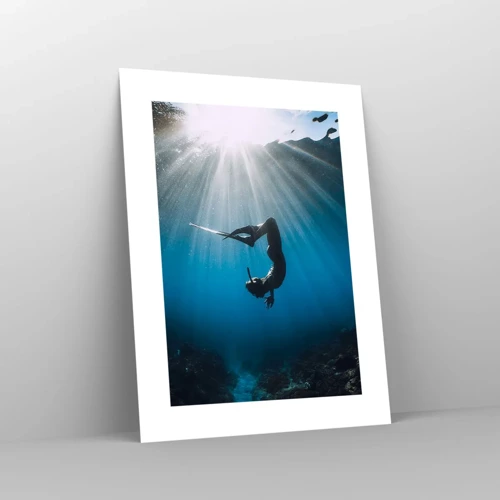 Poster - Tanz unter Wasser - 30x40 cm