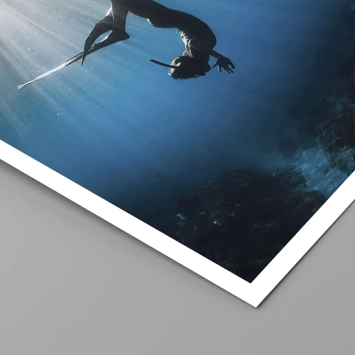Poster - Tanz unter Wasser - 60x60 cm