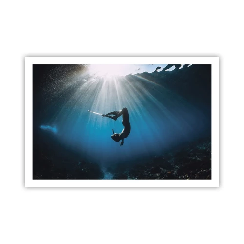 Poster - Tanz unter Wasser - 91x61 cm