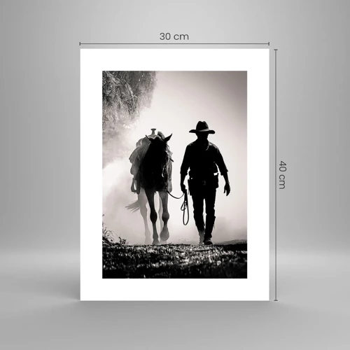 Poster - Texas-Morgen - 30x40 cm