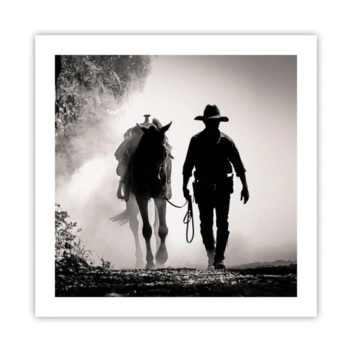 Poster - Texas-Morgen - 50x50 cm