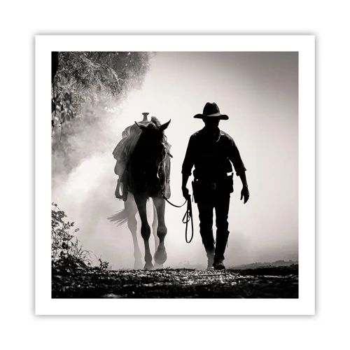 Poster - Texas-Morgen - 60x60 cm