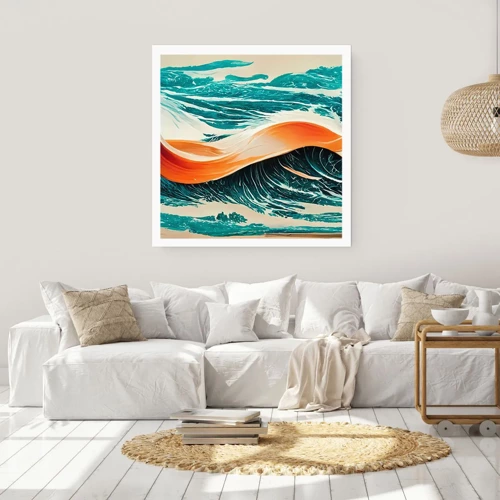 Poster - Traum eines Surfers - 30x30 cm