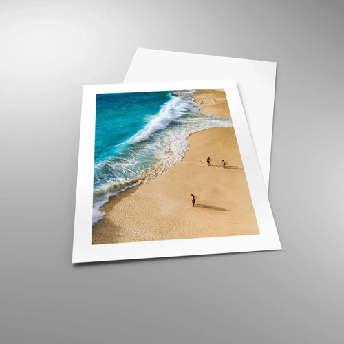 Poster - Und dann die Sonne, der Strand… - 40x50 cm