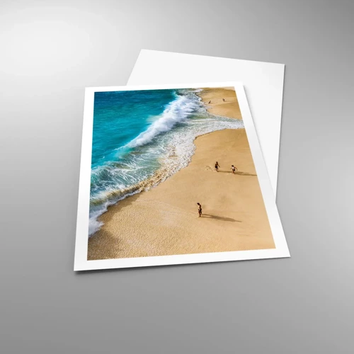 Poster - Und dann die Sonne, der Strand… - 61x91 cm