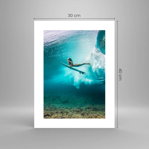 Poster - Unterwasserwelt - 30x40 cm