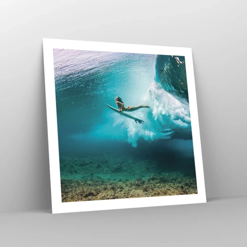 Poster - Unterwasserwelt - 60x60 cm
