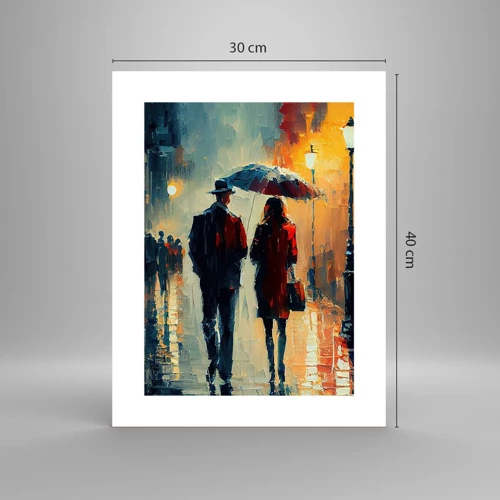 Poster - Urbane Liebesgeschichte - 30x40 cm