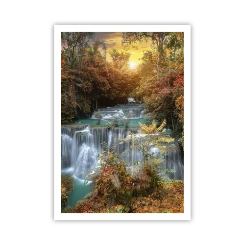 Poster - Versteckter Schatz des Waldes - 70x100 cm