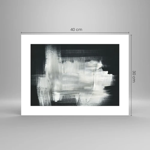 Poster - Vertikal und horizontal gewebt - 40x30 cm