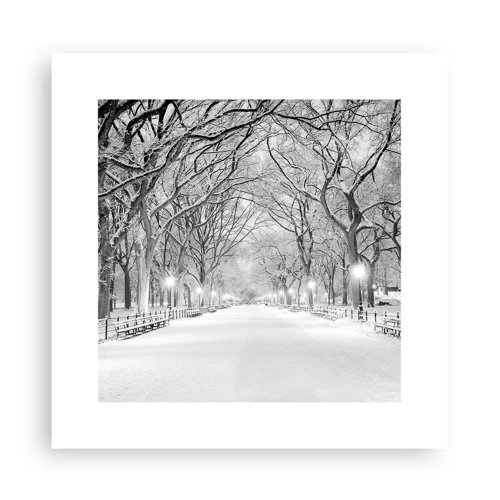 Poster - Vier Jahreszeiten - Winter - 30x30 cm