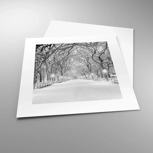 Poster - Vier Jahreszeiten - Winter - 30x30 cm