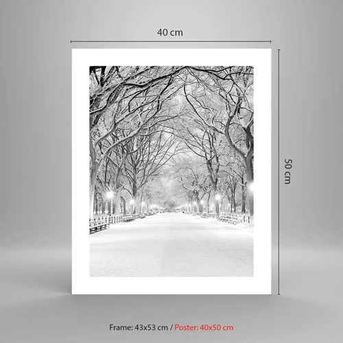 Poster - Vier Jahreszeiten - Winter - 40x50 cm