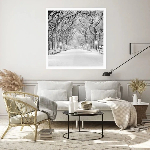 Poster - Vier Jahreszeiten - Winter - 50x50 cm