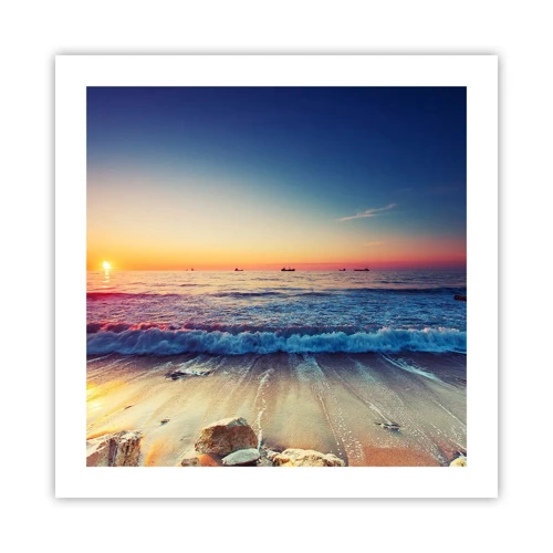 Poster - Was ist mit dem Horizont? - 50x50 cm