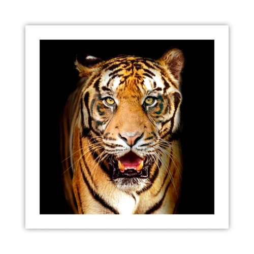 Poster - Wild im Herzen - 50x50 cm