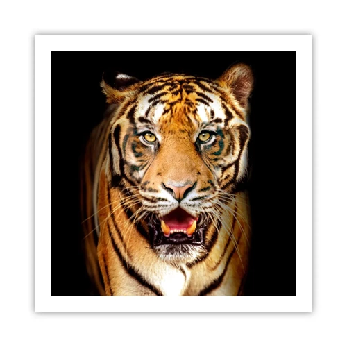 Poster - Wild im Herzen - 60x60 cm