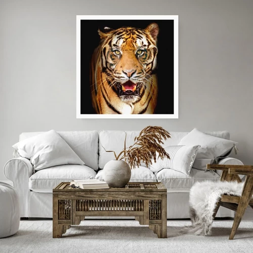 Poster - Wild im Herzen - 60x60 cm