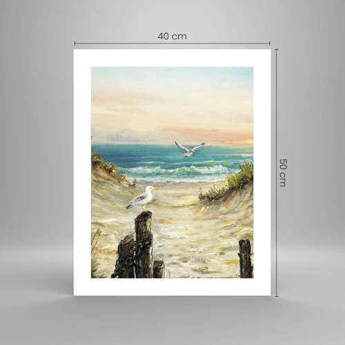 Poster - Windlose Abgeschiedenheit - 40x50 cm
