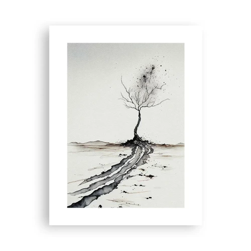 Poster - Wintermelancholie - 30x40 cm