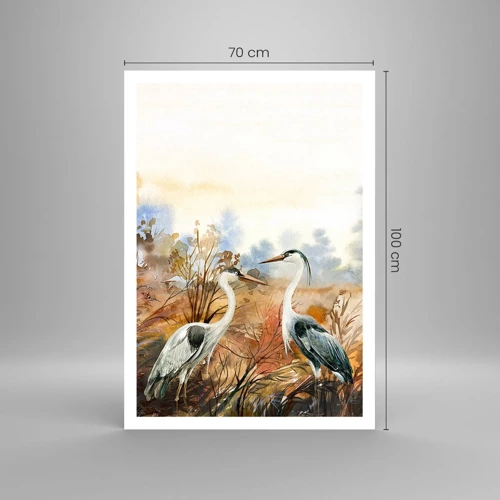 Poster - Wohin im Herbst? - 70x100 cm
