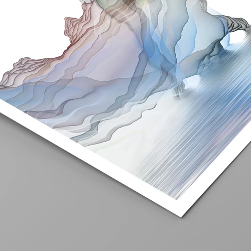 Poster - Zu den Kristallbergen - 91x61 cm