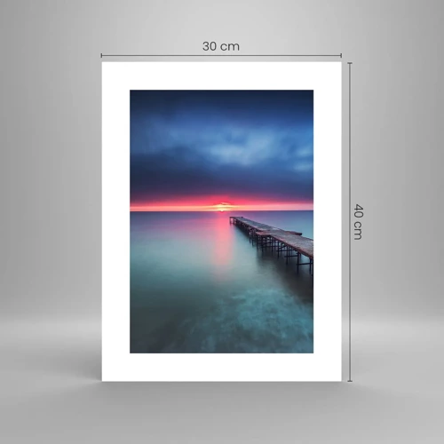 Poster - Zwischen Himmel und Erde - 30x40 cm