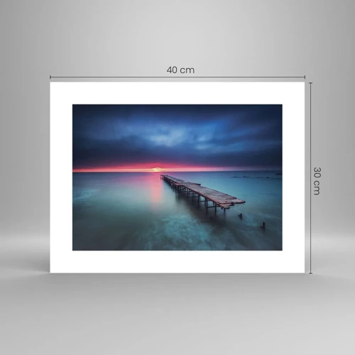 Poster - Zwischen Himmel und Erde - 40x30 cm