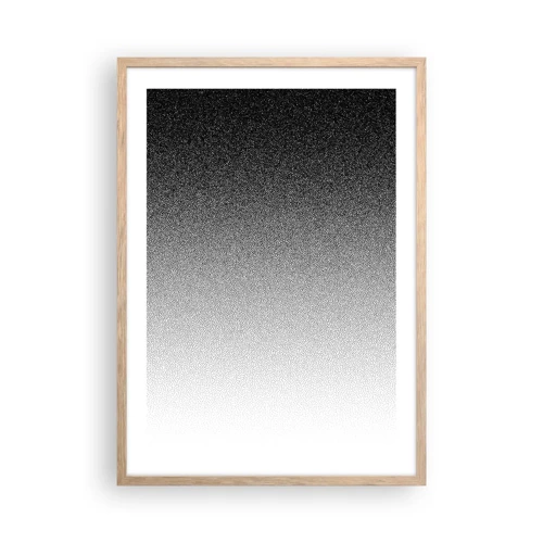 Poster in einem Rahmen aus heller Eiche - Dem Licht entgegen - 50x70 cm