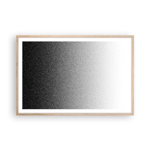 Poster in einem Rahmen aus heller Eiche - Dem Licht entgegen - 91x61 cm