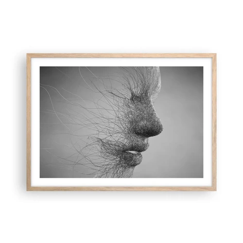 Poster in einem Rahmen aus heller Eiche - Der Geist des Windes - 70x50 cm