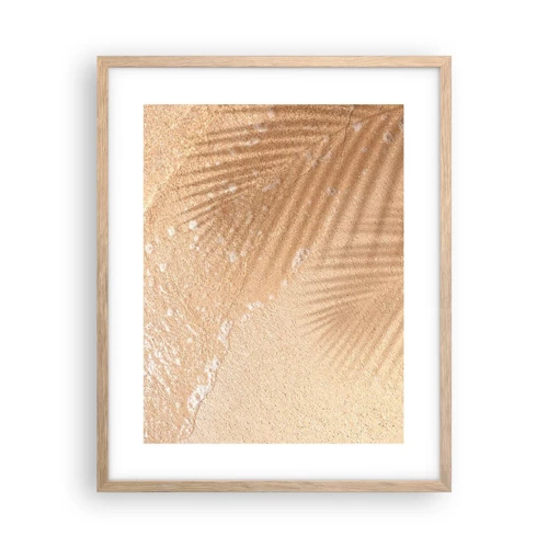 Poster in einem Rahmen aus heller Eiche - Der Schatten eines heißen Sommers - 40x50 cm