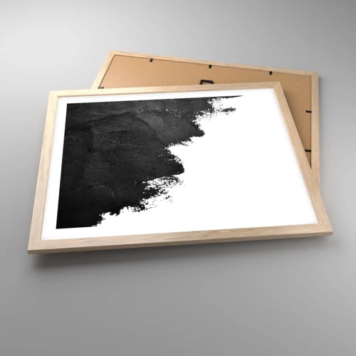 Poster in einem Rahmen aus heller Eiche - Elemente: Erde - 50x40 cm