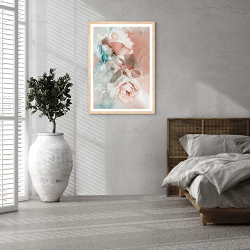 Poster in einem Rahmen aus heller Eiche - Geist der Romantik - 50x70 cm