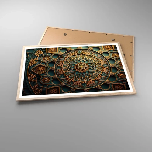 Poster in einem Rahmen aus heller Eiche - In arabischer Atmosphäre - 91x61 cm