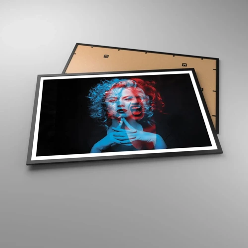 Poster in einem schwarzem Rahmen - Alter Ego - 91x61 cm