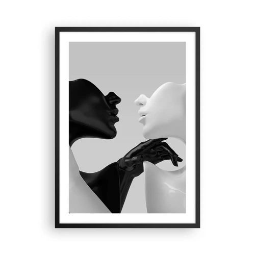 Poster in einem schwarzem Rahmen - Anziehung - Begierde - 50x70 cm