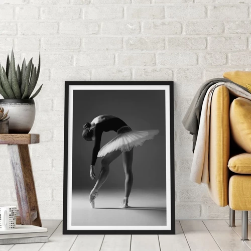 Poster in einem schwarzem Rahmen - Bella Ballerina - 50x70 cm